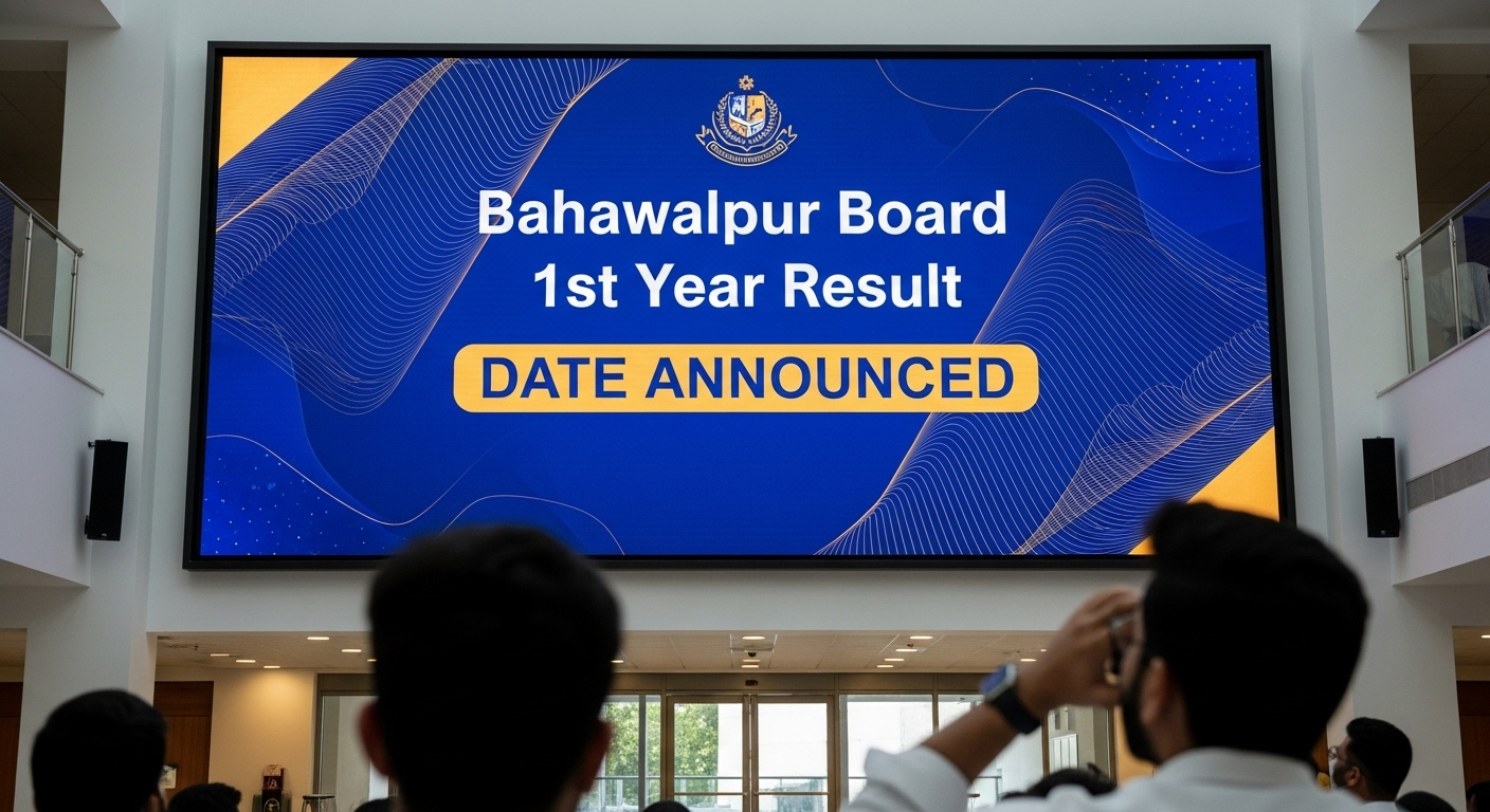 Bahawalpur Board 1st Year Result Check by Roll Number 2025