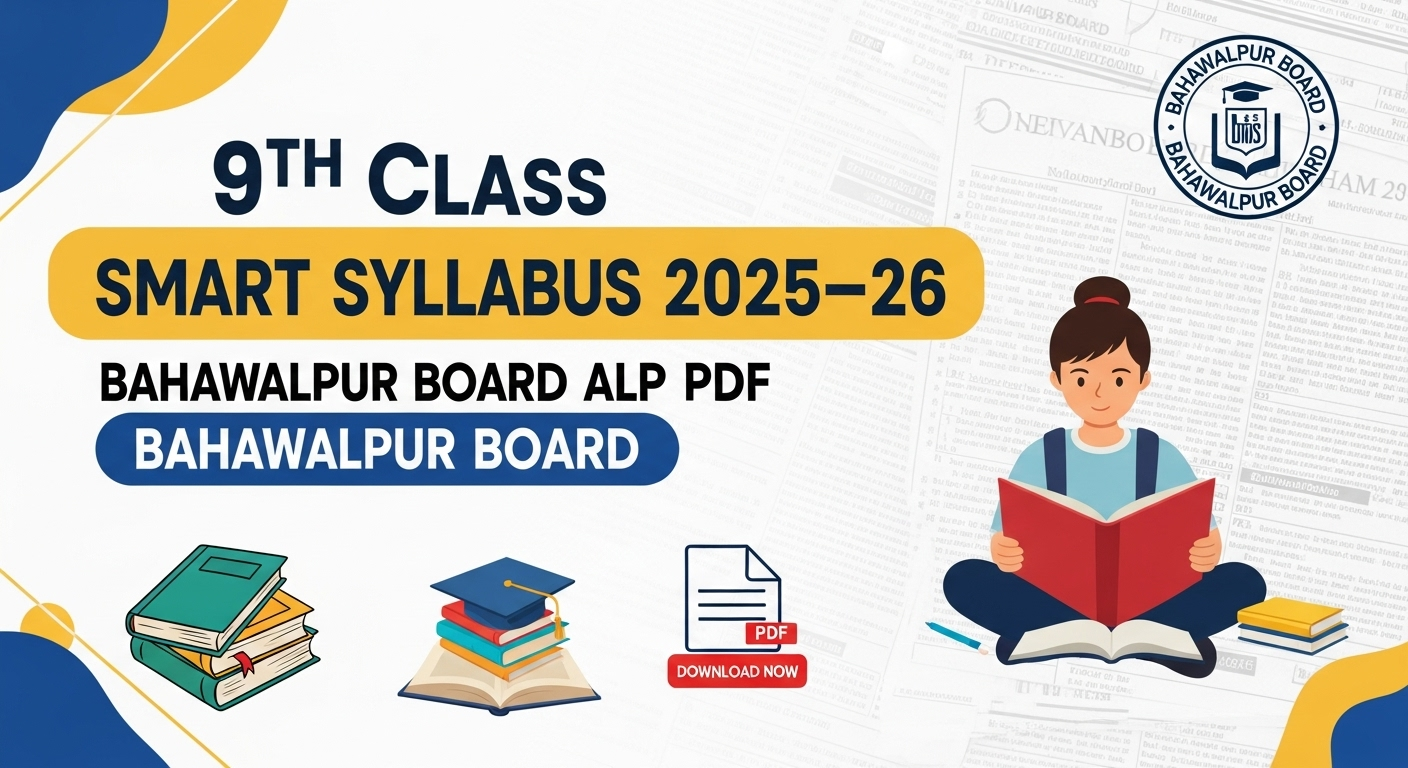 9th Class Smart Syllabus 2025–2026