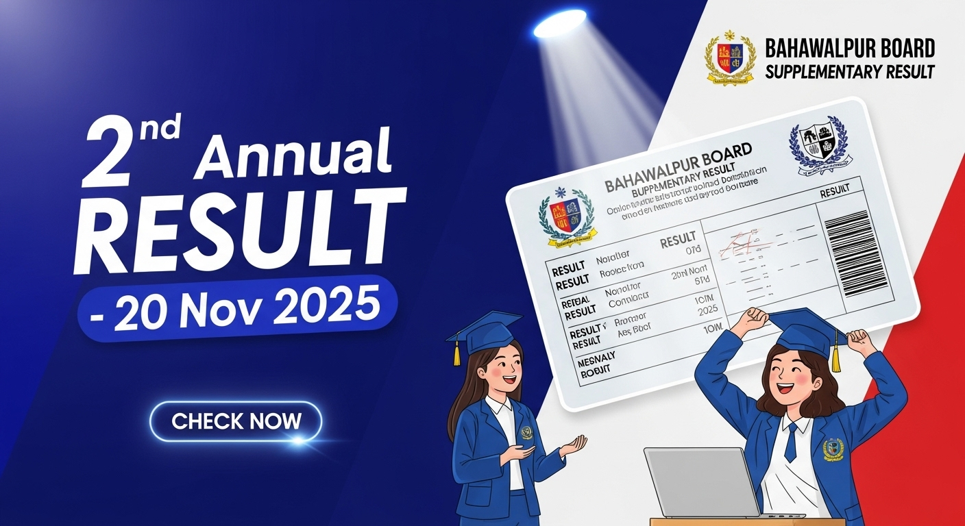 Bahawalpur Board Supplementary (2nd Annual) Result 2025