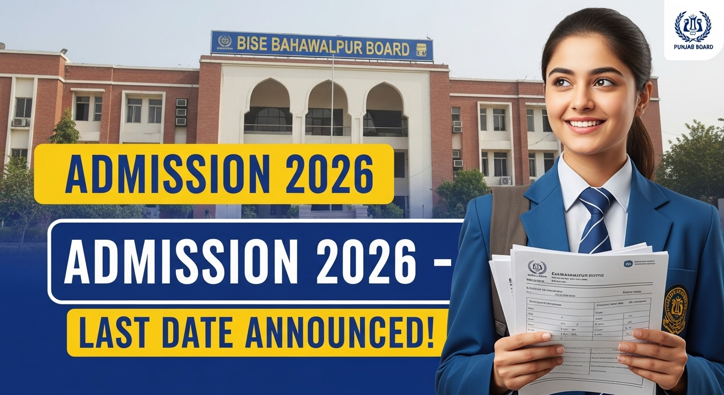9th and 10th Admission Schedule 2026 Bahawalpur Board